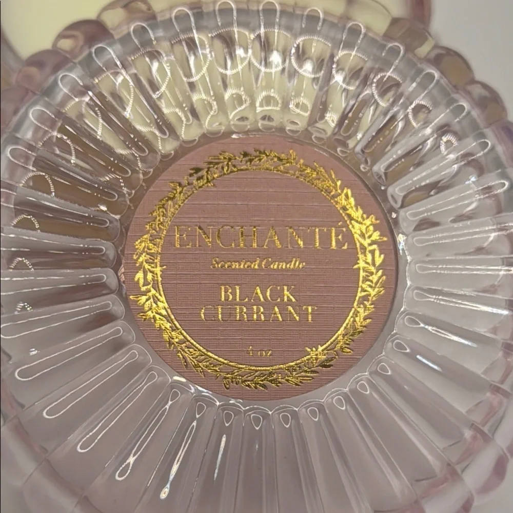 Enchante black currant candle 4 0z